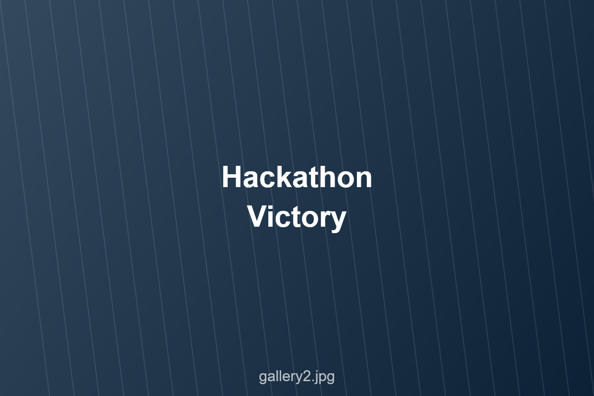 University Hackathon Team